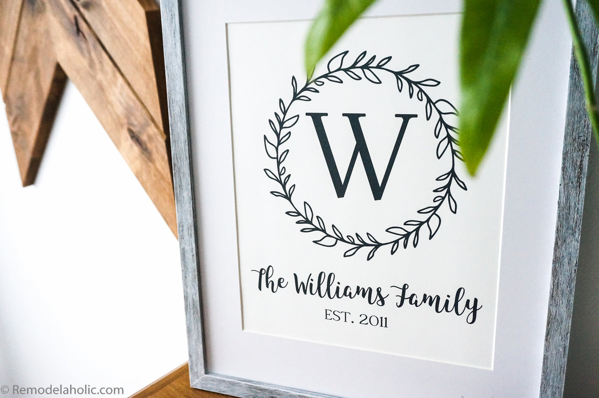 Printable Monograms &amp; Letters | Remodelaholic Shop