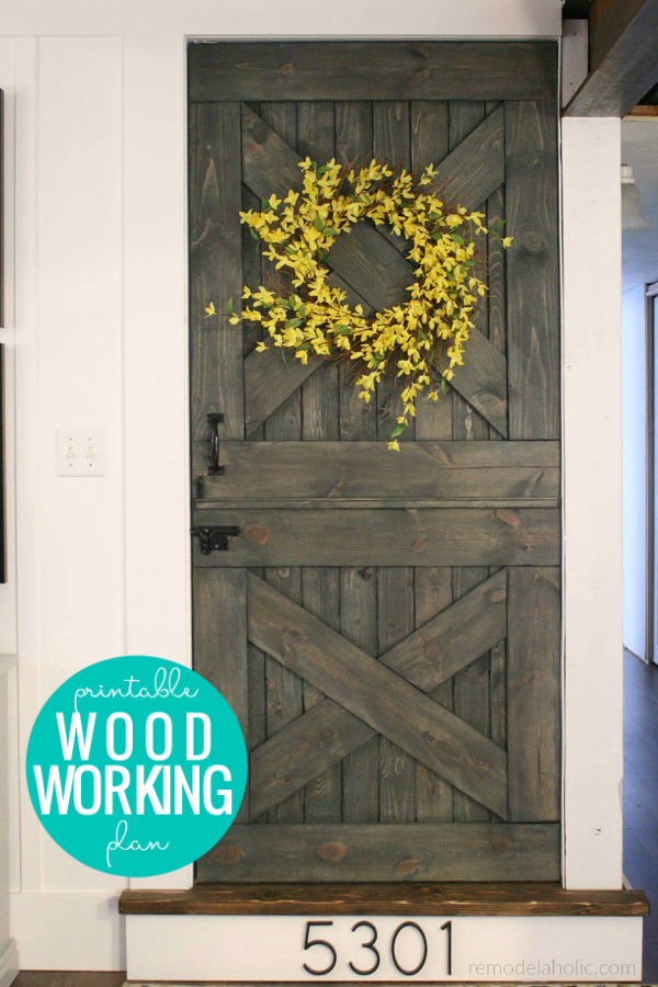 DIY Barn Door Baby Gate Woodworking Plan Dutch Door Instructions