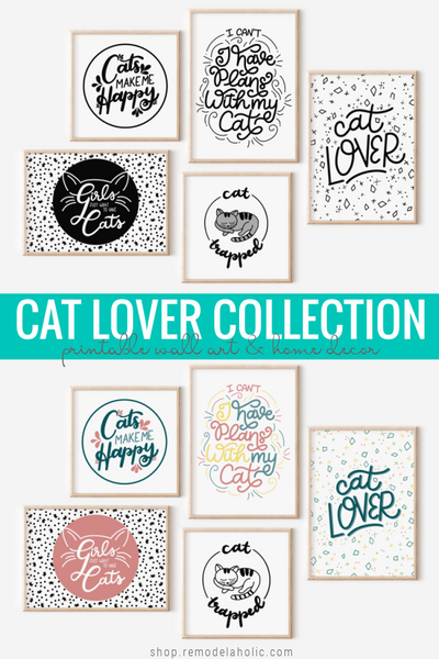 Cat Lover Art Printable MEGA BUNDLE
