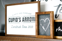 Printable Cupid's Arrow Valentine Heart Art