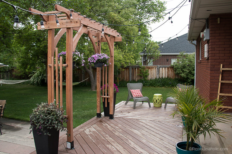 wooden arch trellis plans DIY Garden Arbor Wedding Arch Woodworking Plan