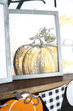 Watercolor Pumpkin Printable Art