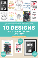 Kindness Printable Gallery Wall Art Pack (10 Prints)