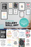 Kindness Printable Gallery Wall Art Pack (10 Prints)