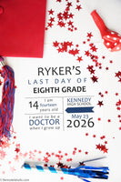 Editable Infographic First and Last Day of School Sign Set for 2025-2026