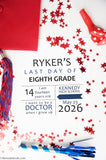 Editable Infographic First and Last Day of School Sign Set for 2025-2026