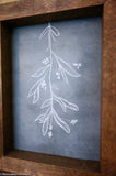 Farmhouse Christmas Mistletoe Art Printable