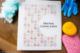DIY cleaning binder and editable cleaning calendars printable set