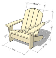 DIY Kids Adirondack Chair Woodworking Plan