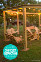 DIY Firepit Pergola for Swings (Instructions + Diagrams)