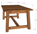 DIY Farmhouse Dining Table Woodworking Plans