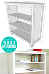 DIY Bookshelf Woodworking Plan with Adjustable Shelves
