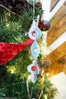 3D Paper Ornament Templates - Printable Christmas Decorations
