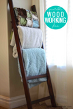 Easy $5 DIY Blanket Ladder Woodworking Plan