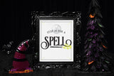 "Stop In For a Spell" Halloween Printable