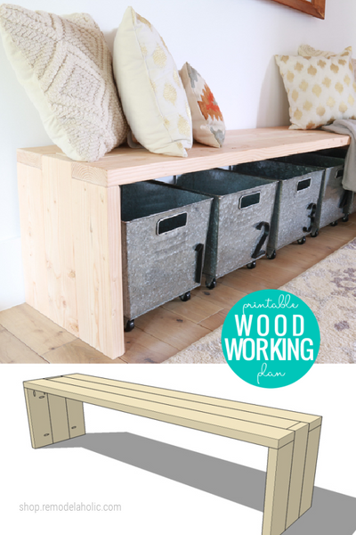 Easy Waterfall 2x6 Bench Woodworking Plan