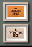Pumpkin Spice and Everything Nice | Fall Printable Wall Art Bundle