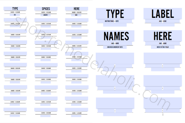 Custom Fillable Spice Labels and Pantry Labels, Modern Minimalist Styl – Remodelaholic custom-fillable-spice-labels-and-pantry-labels-modern-minimalist-styl-remodelaholic