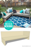 DIY Plywood Outdoor Sectional Sofa Woodworking Plans