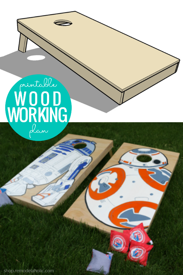 DIY Cornhole Boards Woodworking Plan – Remodelaholic